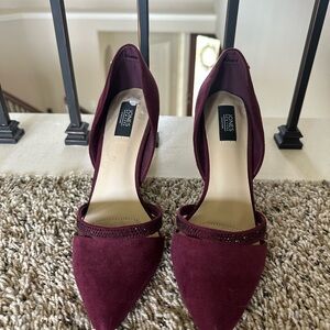 Jones New York Women's Burgundy Flats